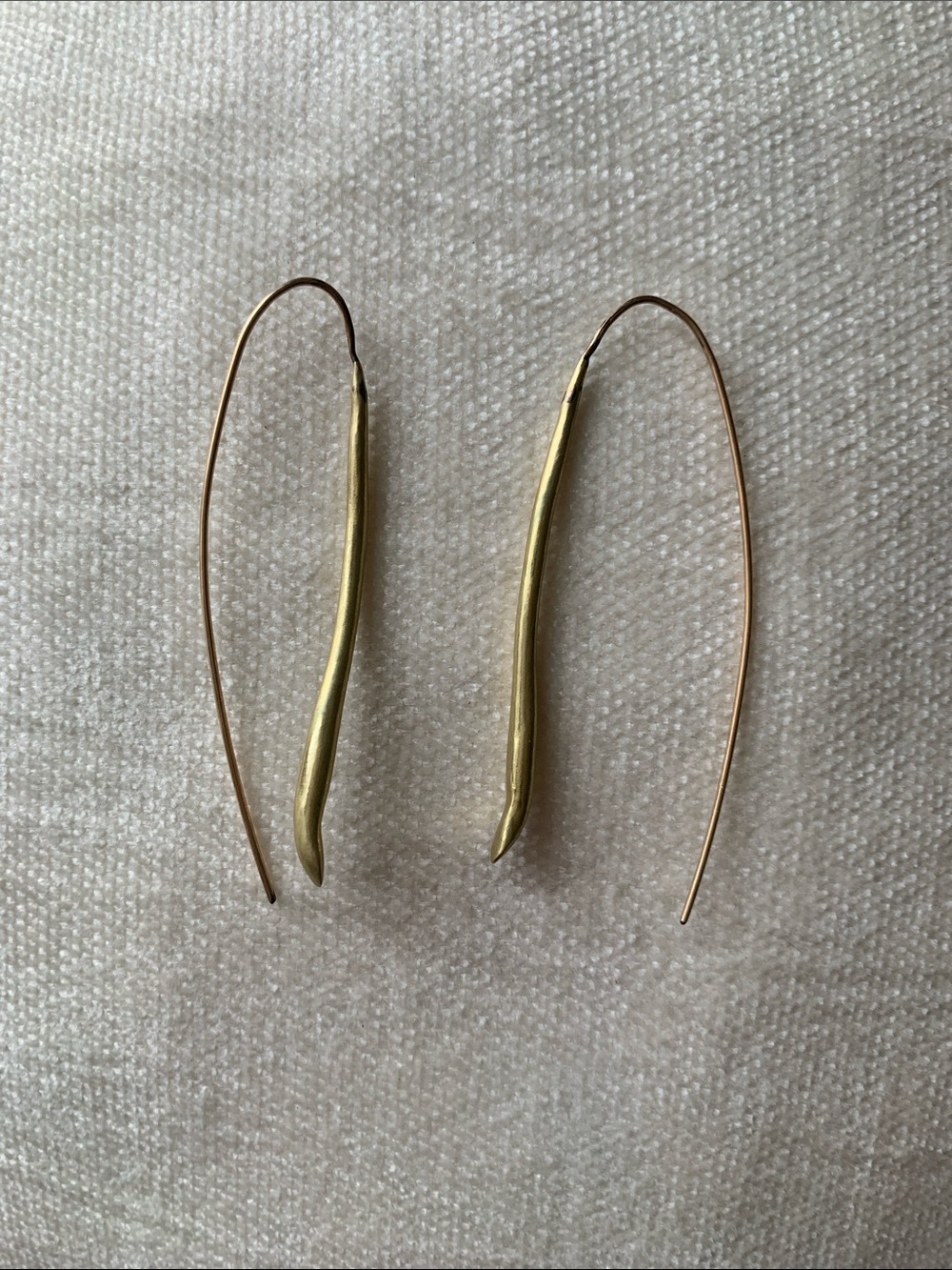 Gorgeous brass flexible hoops